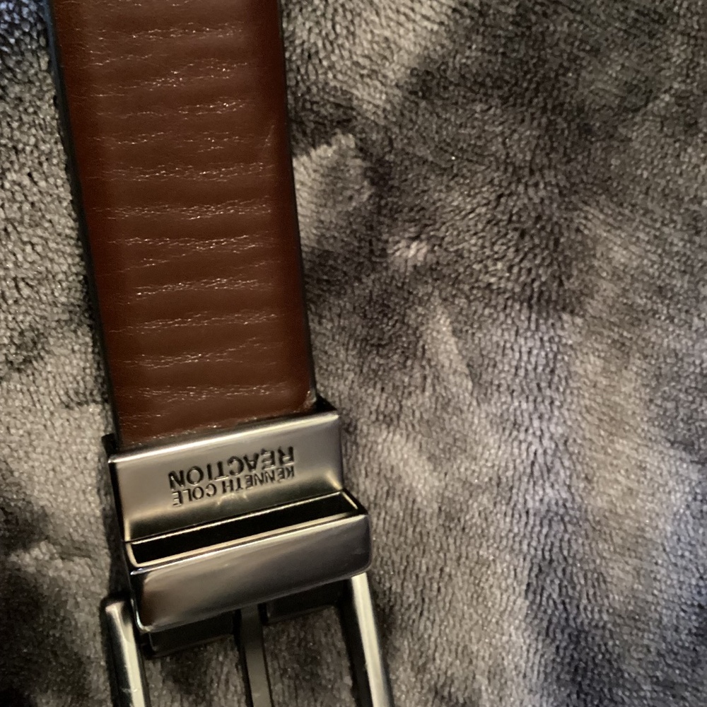 Men brown belt size 38 Kennith Cole